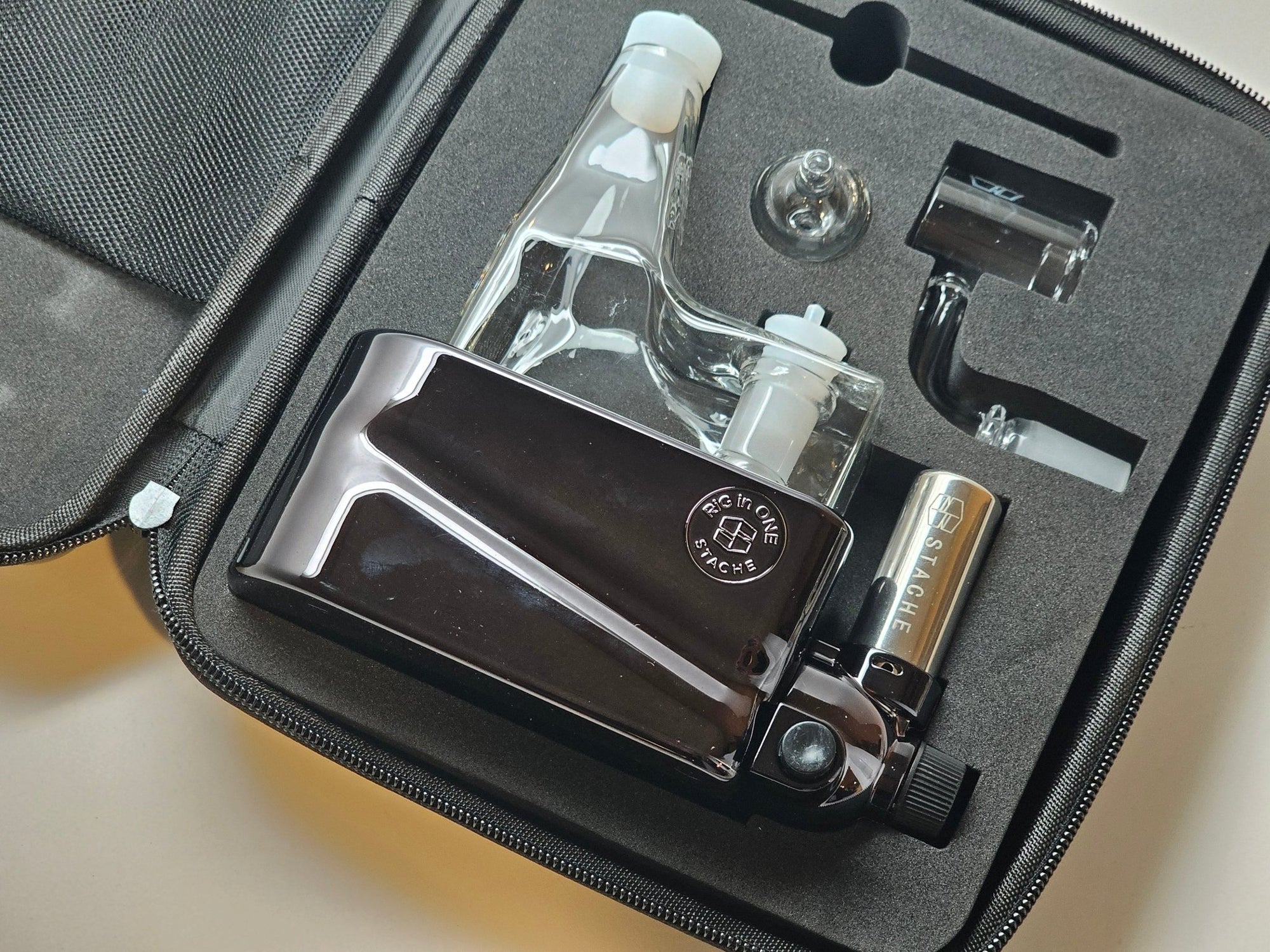 Stache RiO - Rig in One | Portable Dab Rig | Assorted Colors - QuartzBangers.com