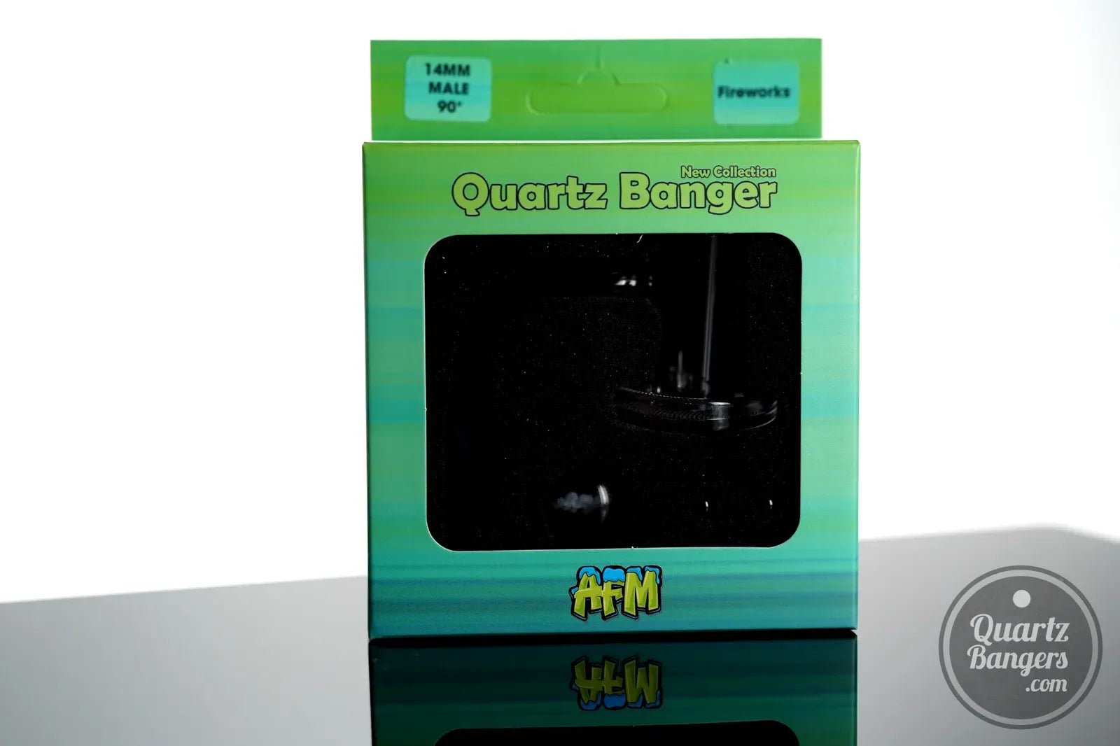 AFM Glass - Firework Gridded Quartz Banger Slurper - QuartzBangers.com