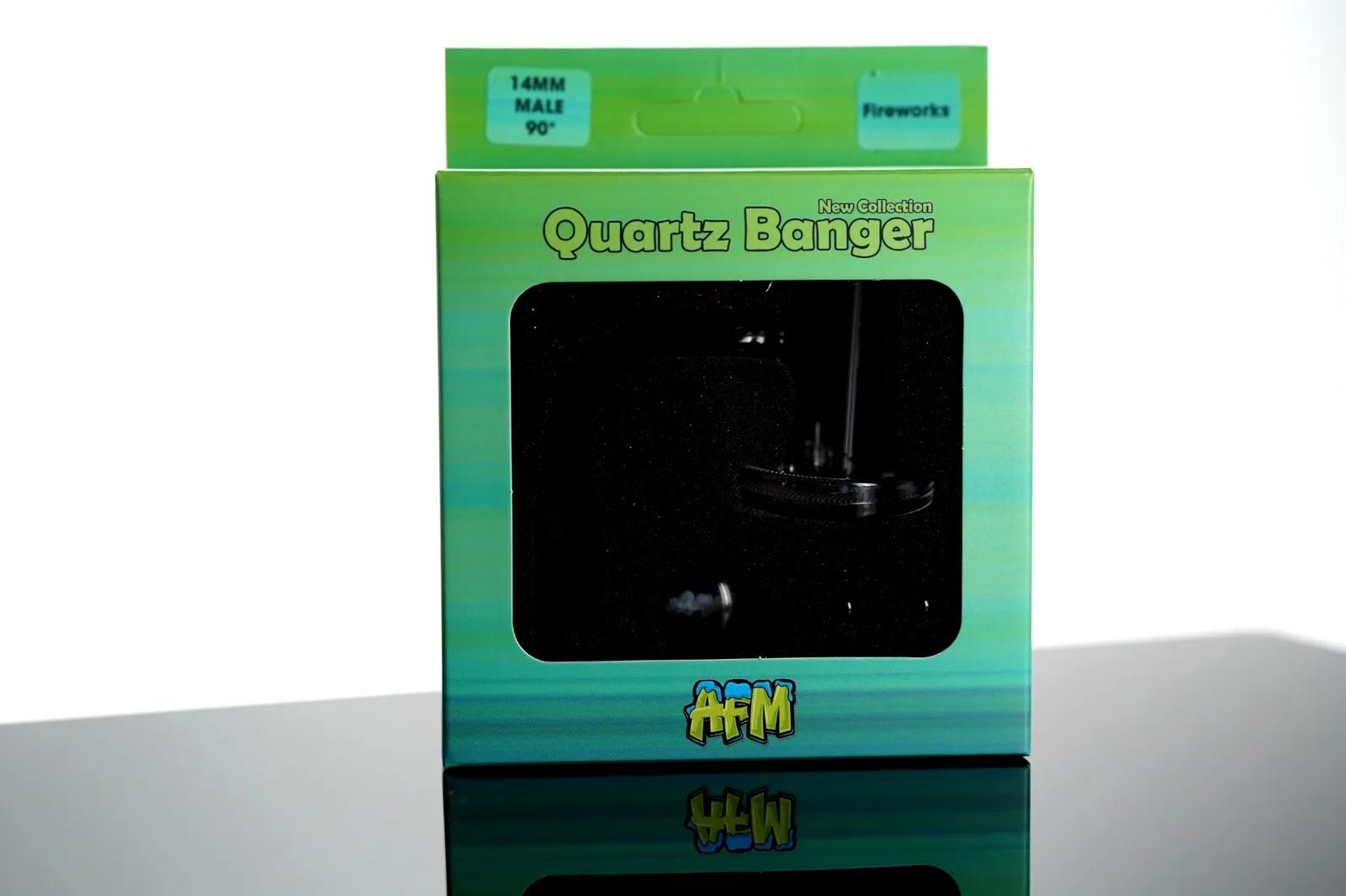 AFM Glass - Firework Gridded Quartz Banger Slurper - QuartzBangers.com