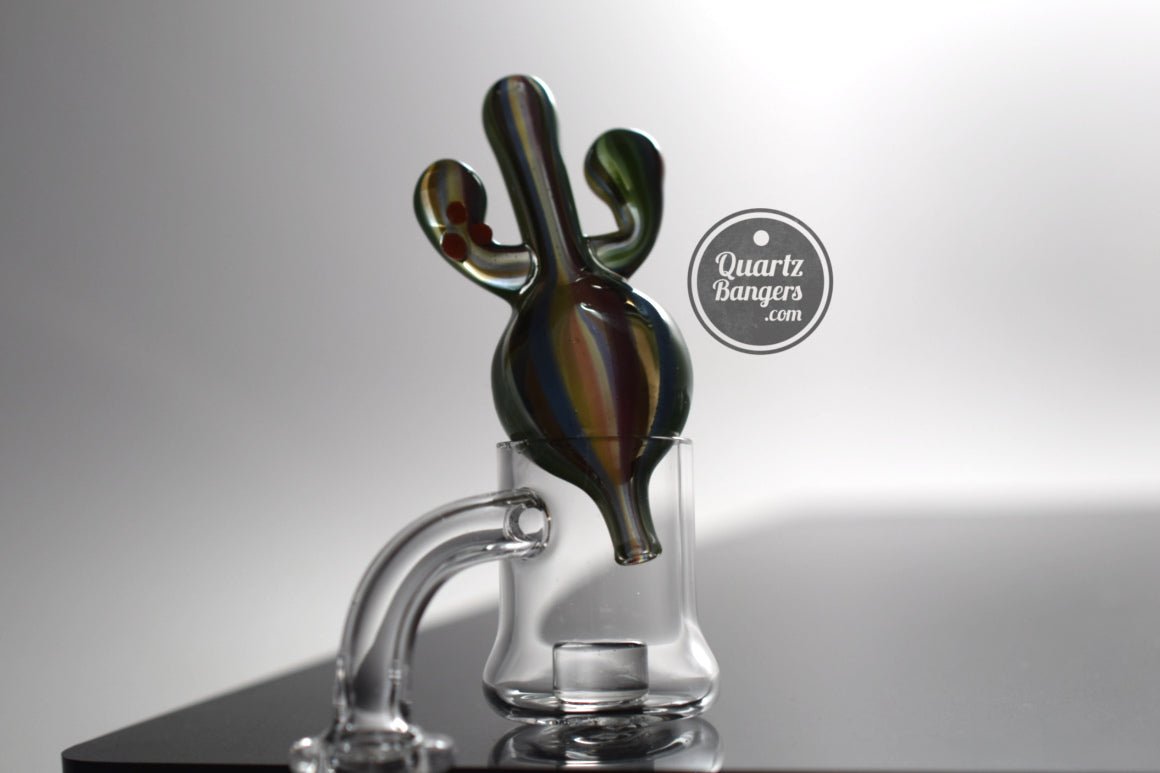AFM Glass - Cactus Bubble Carb Cap - QuartzBangers.com