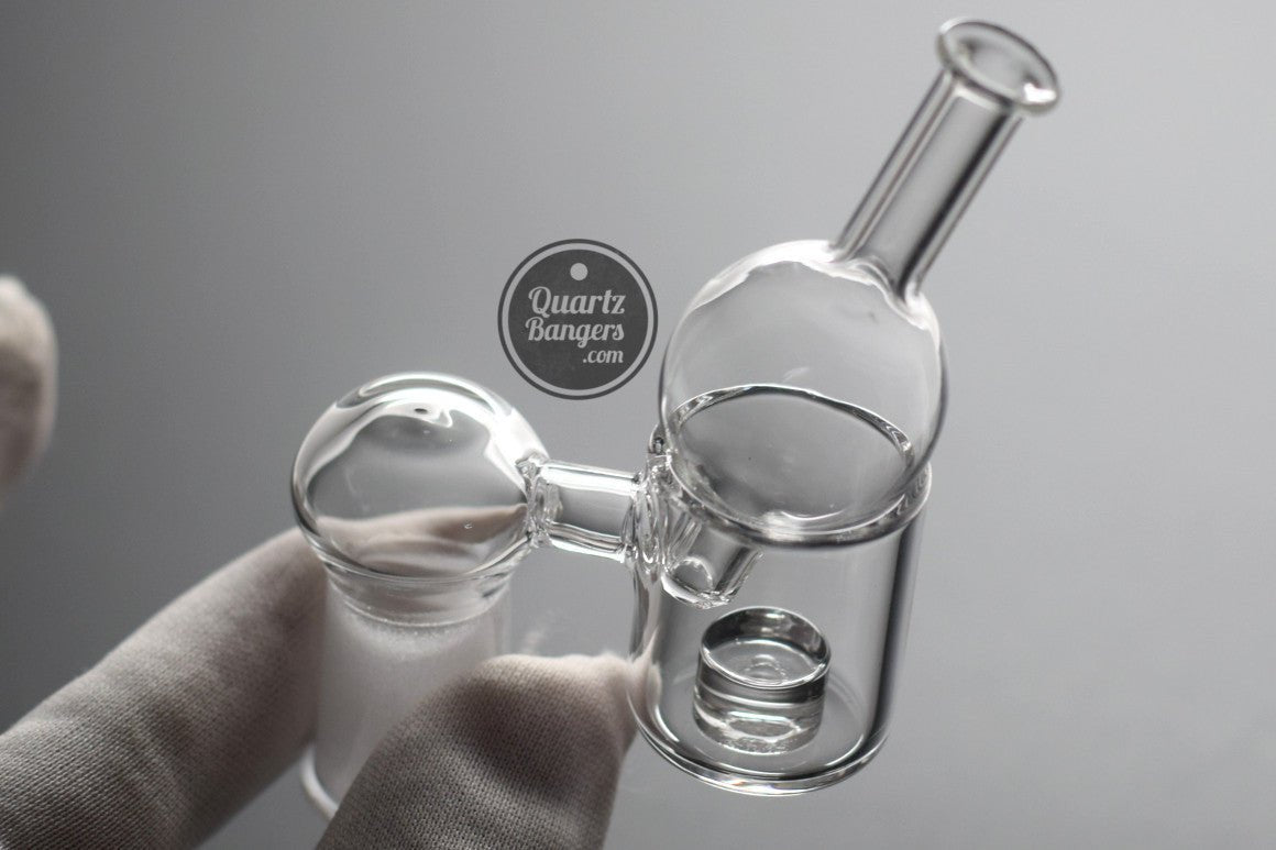 Combo Deal 5: Reactor Style XXL Quartz Banger + Bubble Cap - QuartzBangers.com