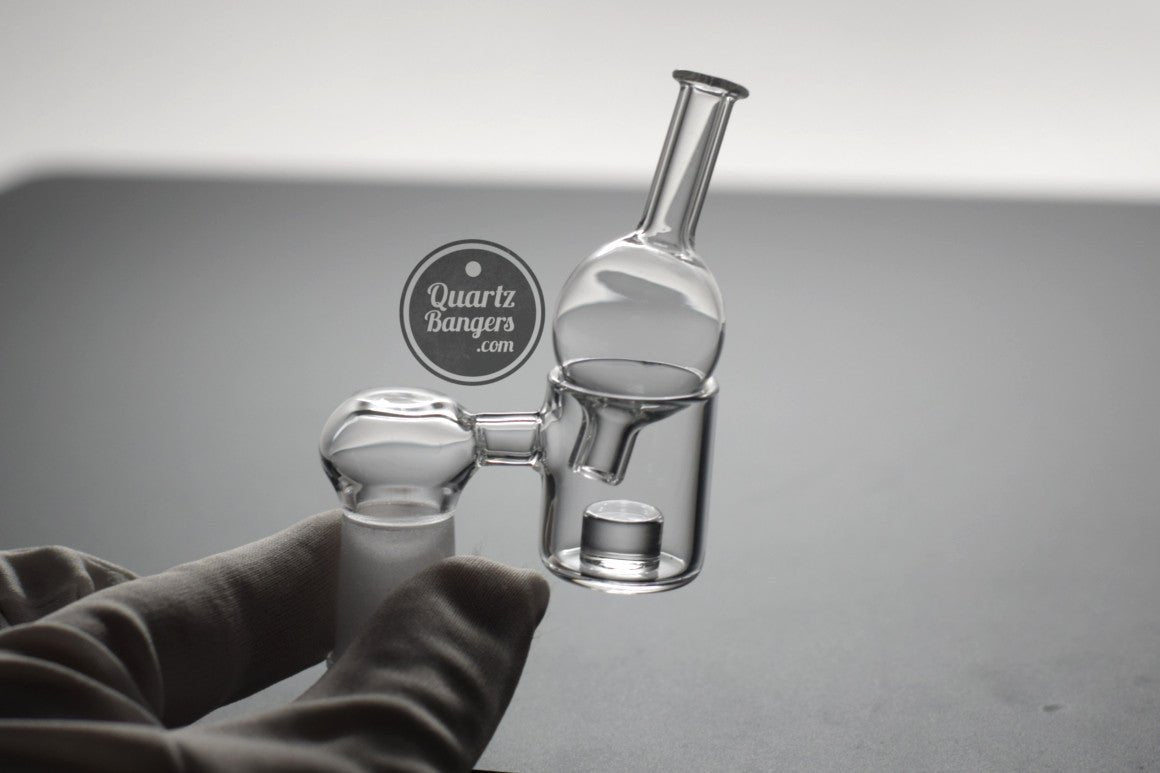 Combo Deal 5: Reactor Style XXL Quartz Banger + Bubble Cap - QuartzBangers.com