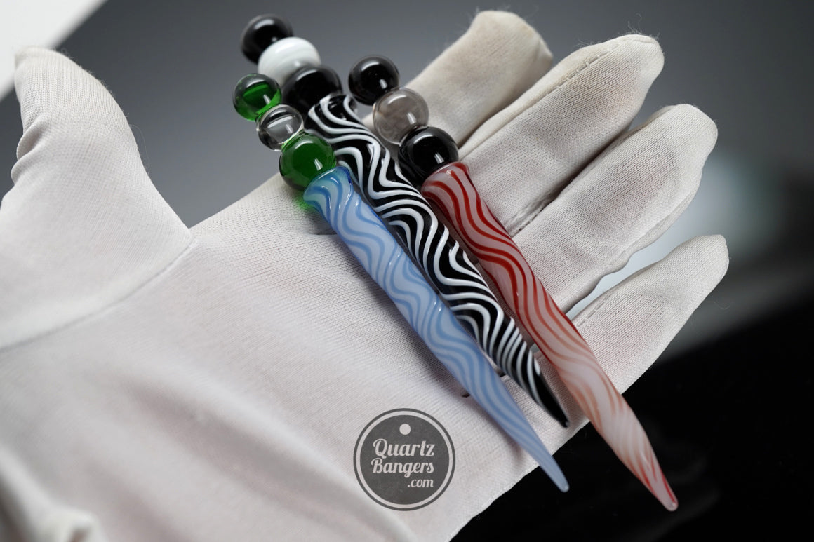Swirl Glass Dabber - Assorted Colors