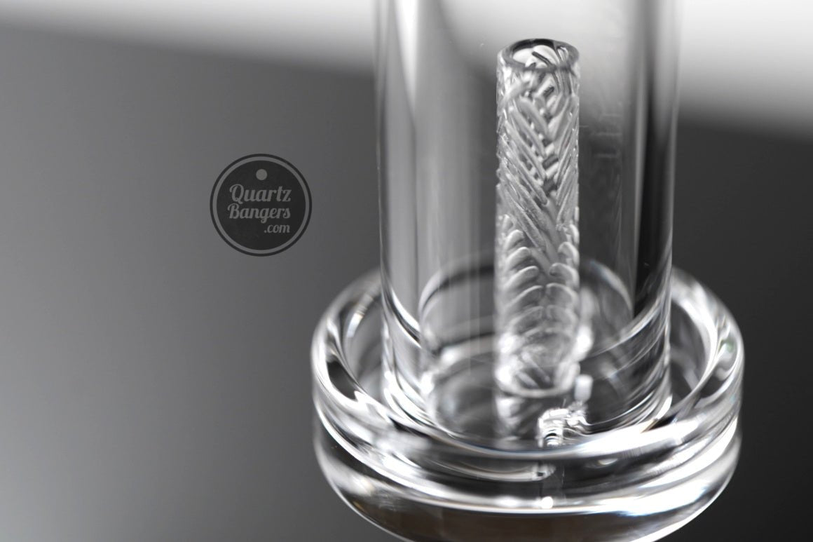 ThePearlPlug - Etched Tube Terp Pillar - QuartzBangers.com