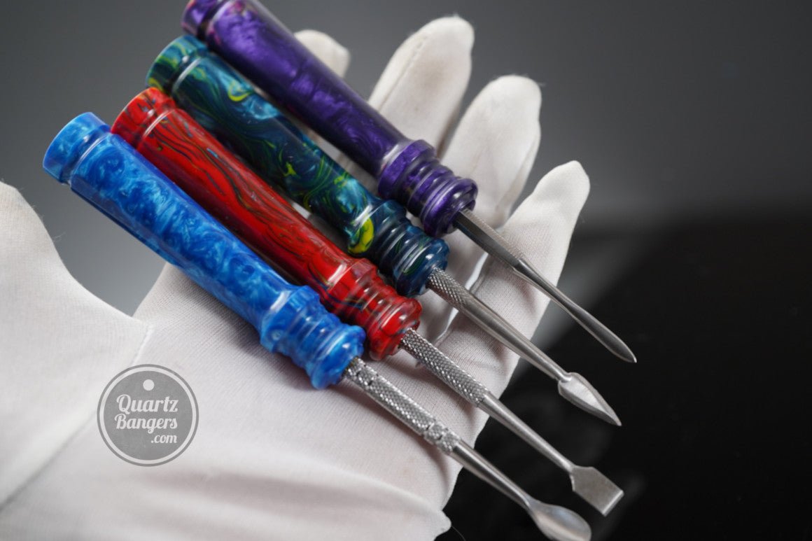 Resin Swirl Handle Dabber - QuartzBangers.com