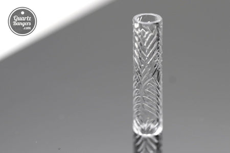 ThePearlPlug - Etched Tube Terp Pillar - QuartzBangers.com