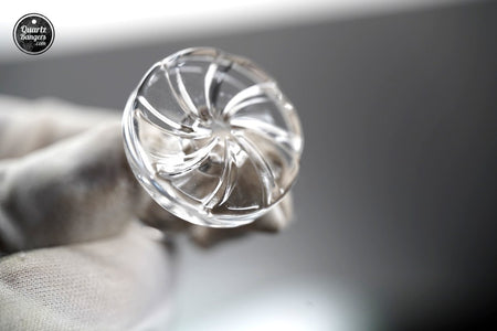 Vortex Disk Carb Cap with Handle - QuartzBangers.com