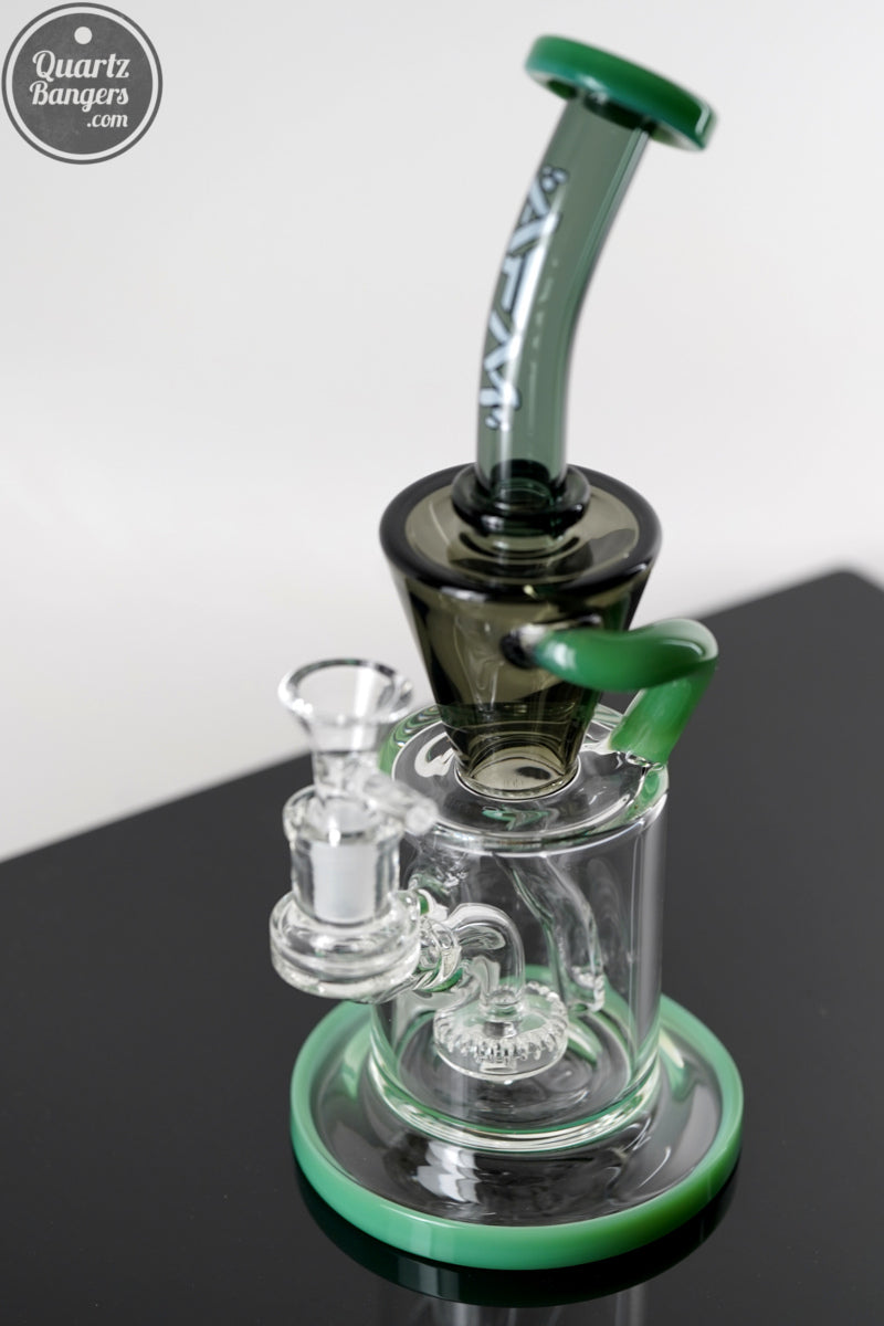 AFM Glass - The Drain Incycler Double Color - 10" - Glass Rig