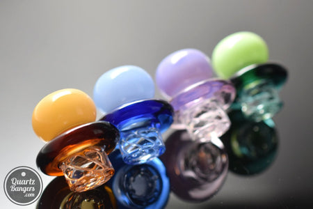 AFM Glass - Mushroom Turbo Spinner Carb Cap - QuartzBangers.com