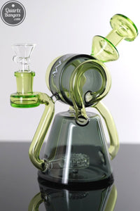AFM Glass - The Ram Recyler - 8" - Glass Rig - QuartzBangers.com