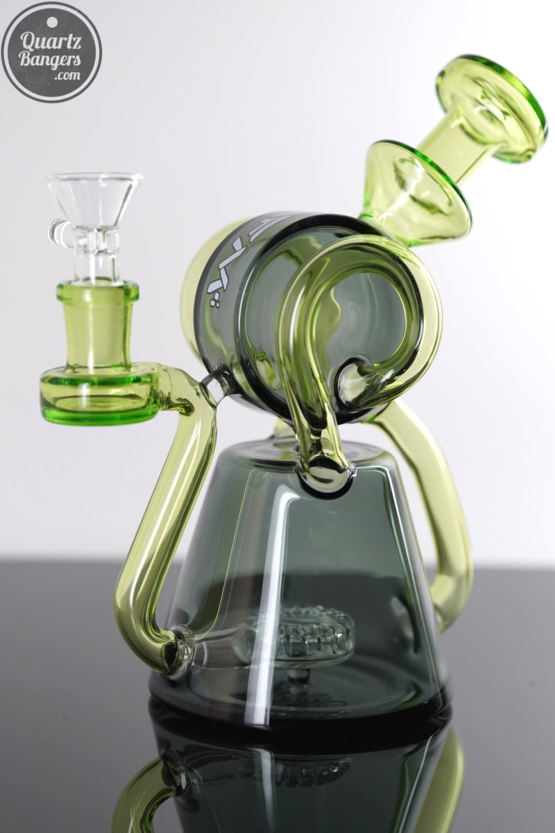 AFM Glass - The Ram Recyler - 8" - Glass Rig - QuartzBangers.com