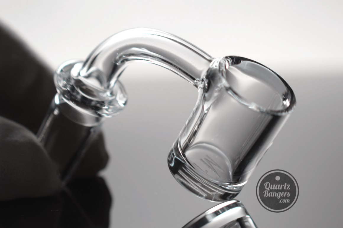 AFM Glass - 3mm Thick Standard Size Thick Bottom Quartz Banger (Beveled) - QuartzBangers.com