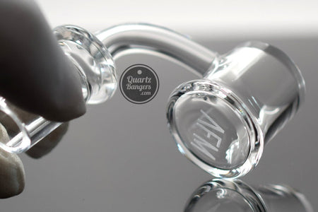 AFM Glass - 3mm Thick XL Bell Bottom Quartz Banger (Beveled) - QuartzBangers.com