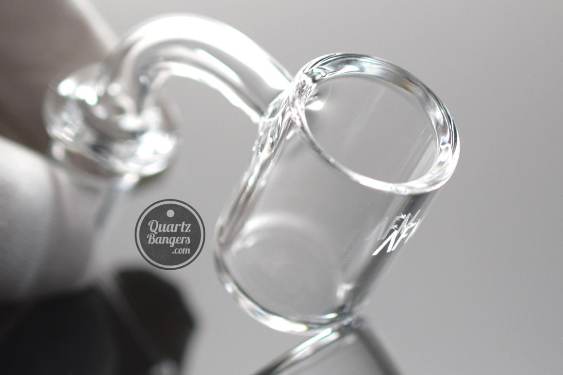 AFM Glass - Flat Top 25mm Beveled Edge Quartz Banger - QuartzBangers.com