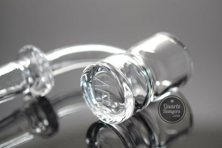 AFM Glass - 5mm Thick Bottom Beveled Flat Top with Splash Guard Quartz Banger - QuartzBangers.com