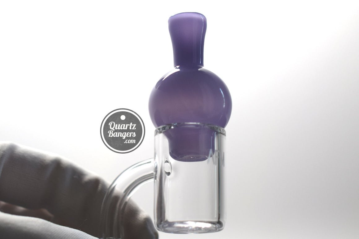AFM Glass - Terp Spinner Bubble Carb Cap w/ 2 Terp Peals | Asst. Colors - QuartzBangers.com