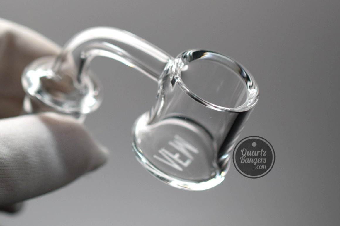 AFM Glass - 3mm Thick XL Bell Bottom Quartz Banger (Beveled) - QuartzBangers.com