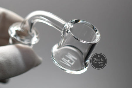 AFM Glass - 3mm Thick XL Bell Bottom Quartz Banger (Beveled) - QuartzBangers.com