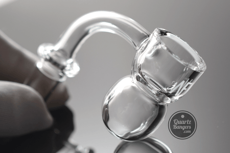 AFM Glass - Round Bottom with Splash Guard Quartz Banger (Beveled) - QuartzBangers.com