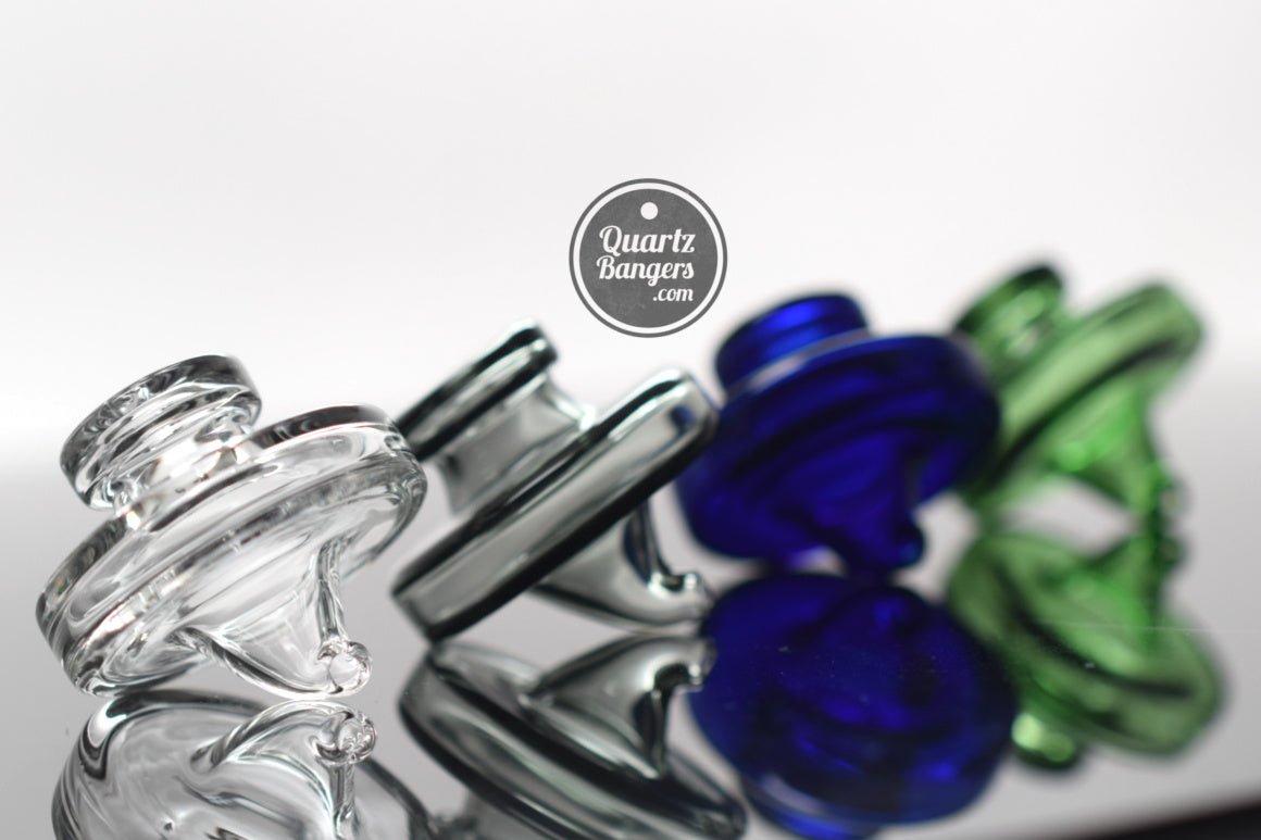Universal Airflow Style Carb Cap for Quartz Bangers (Asst. Colors) - QuartzBangers.com