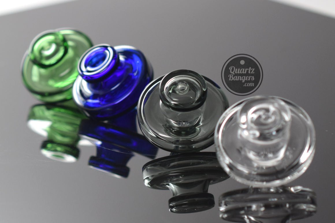 Universal Airflow Style Carb Cap for Quartz Bangers (Asst. Colors) - QuartzBangers.com