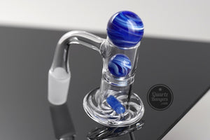 Pro-Series  - XL Blender Slurper Quartz Banger w/ Complete Marble Set