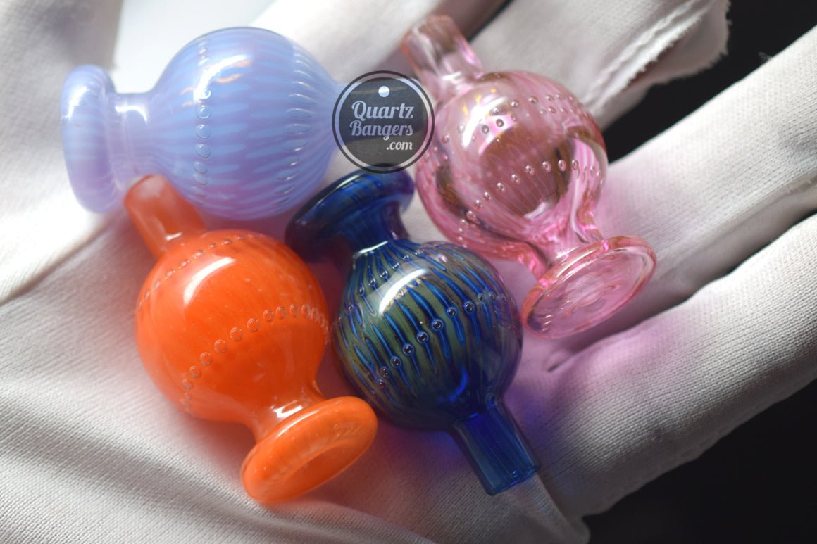 The BubbleWave - Thick Bubble Cap (Asst. Colors) - QuartzBangers.com