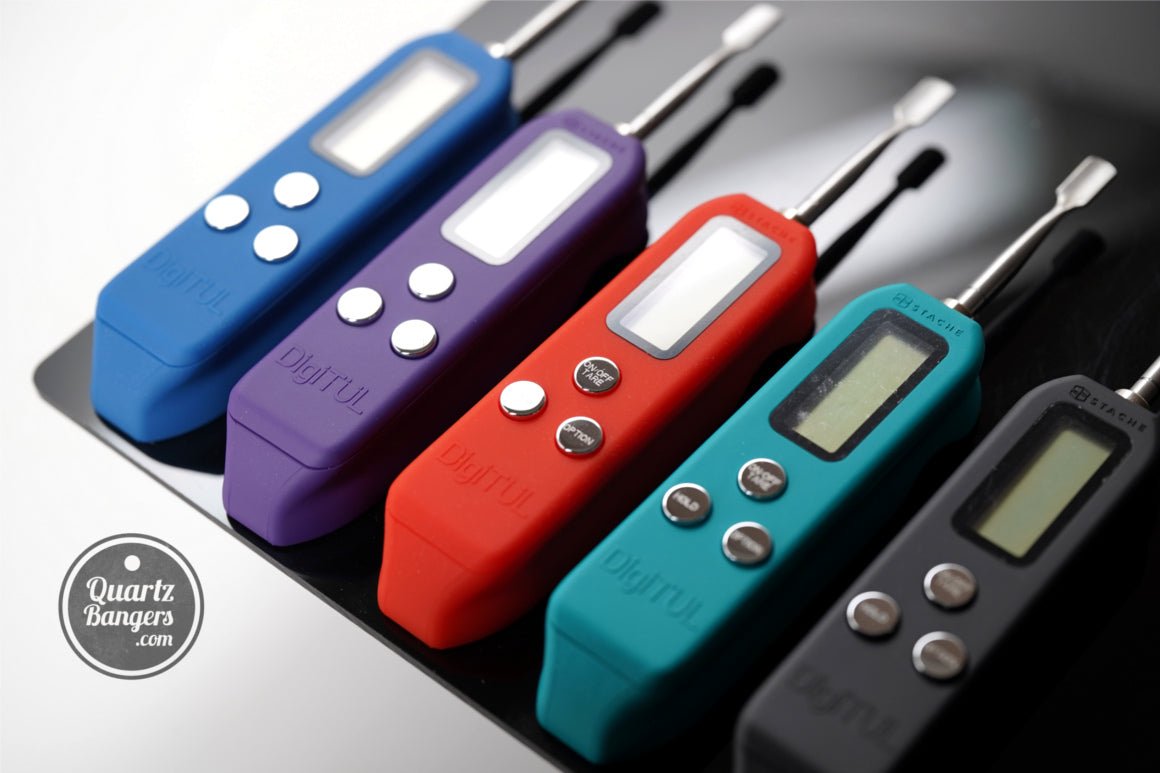 Stache DigiTÜL - Dabber Tool w/ Built - in Scale (Asst. Colors) - QuartzBangers.com
