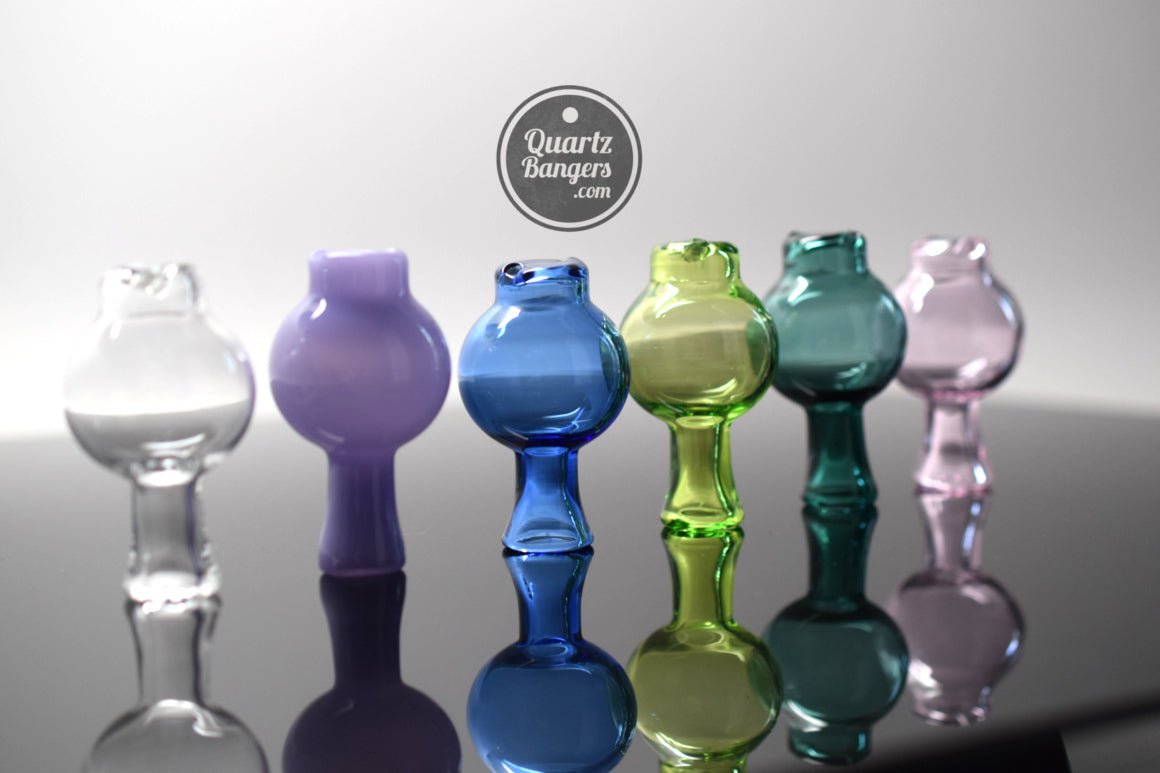 AFM Glass - Terp Spinner Bubble Carb Cap w/ 2 Terp Peals | Asst. Colors - QuartzBangers.com
