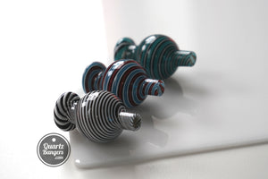 QuartzBangers.com Pro-Series Swirl Bubble Cap (Asst. Colors)