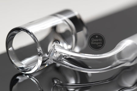 Pro - Series - Mega Thick Round Bottom Quartz Banger w/ Beveled Top - QuartzBangers.com