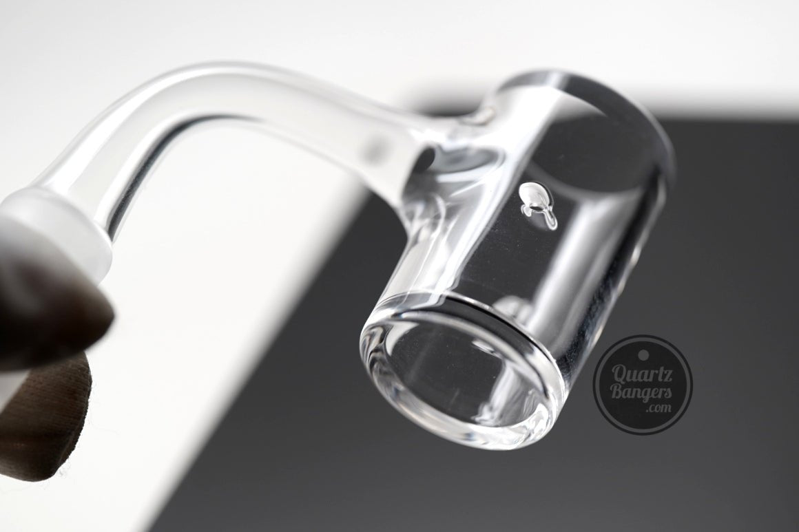 Pro - Series - Auto - Spinner Fully Worked Thick Bottom Quartz Banger w/ Beveled Top - QuartzBangers.com