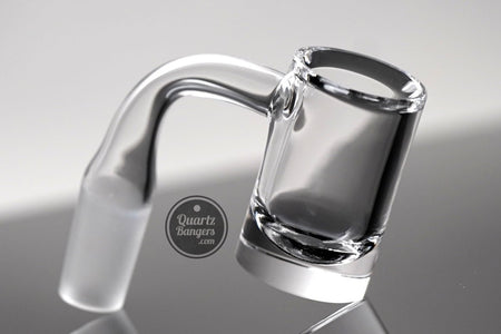 Pro - Series - Mega Thick Round Bottom Quartz Banger w/ Beveled Top - QuartzBangers.com