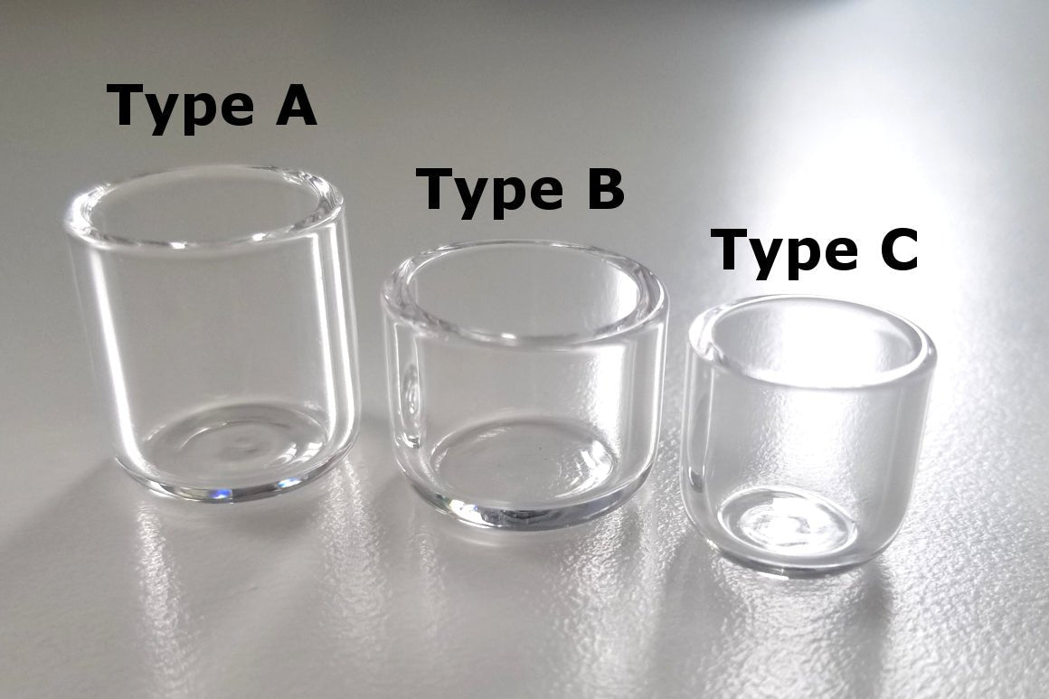 Quartz Inserts for Bangers - Pack of 2 - Various Sizes Available - QuartzBangers.com