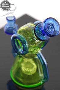 AFM Glass - The Ram Recyler - 8" - Glass Rig - QuartzBangers.com