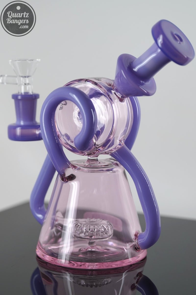 AFM Glass - The Ram Recyler - 8" - Glass Rig - QuartzBangers.com