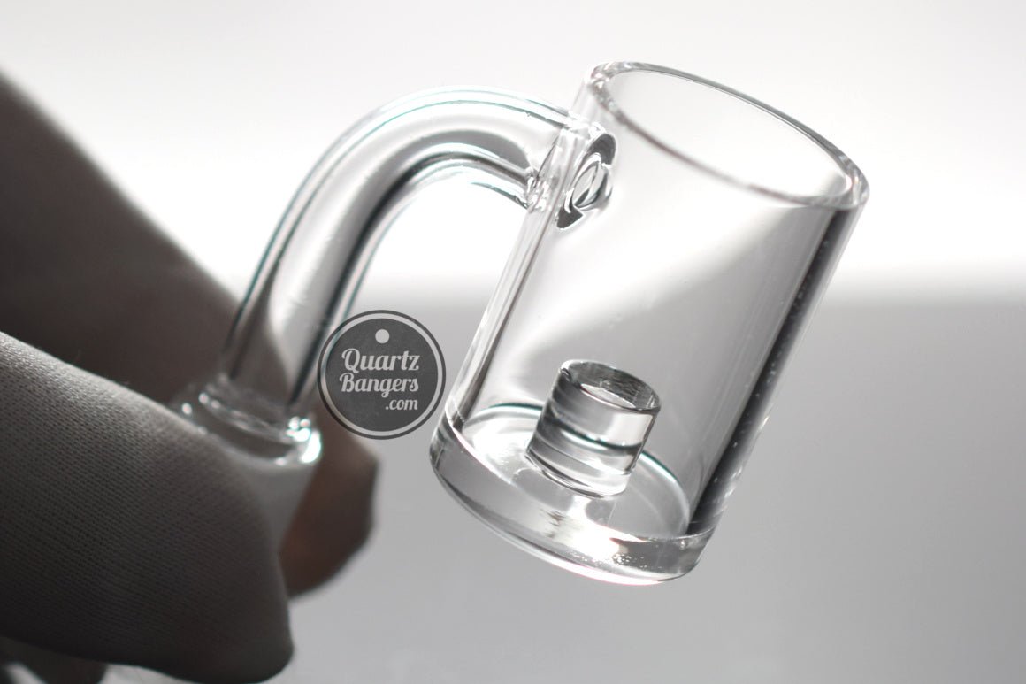 Reactor Style V2 Thick Bottom Quartz Banger - QuartzBangers.com