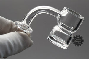 AFM Glass - 5mm Thick Bottom Beveled Flat Top with Splash Guard Quartz Banger