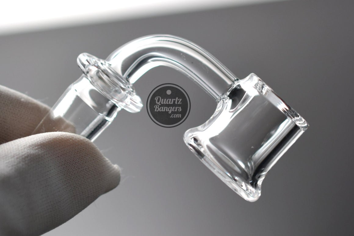 AFM Glass - 3mm Thick Standard Size Bell Bottom Quartz Banger (Beveled) - QuartzBangers.com