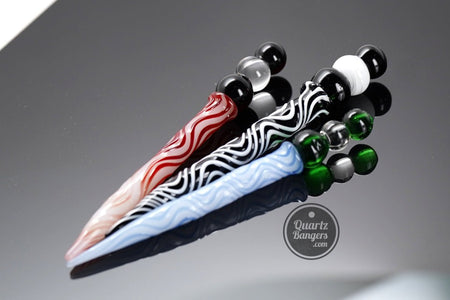 Swirl Glass Dabber - Assorted Colors - QuartzBangers.com