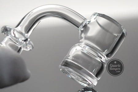 AFM Glass - 5mm Thick Bottom Beveled Flat Top with Splash Guard Quartz Banger - QuartzBangers.com