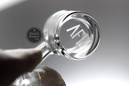 AFM Glass - 5mm Thick Bottom Flat Top XL Banger (Beveled) - QuartzBangers.com