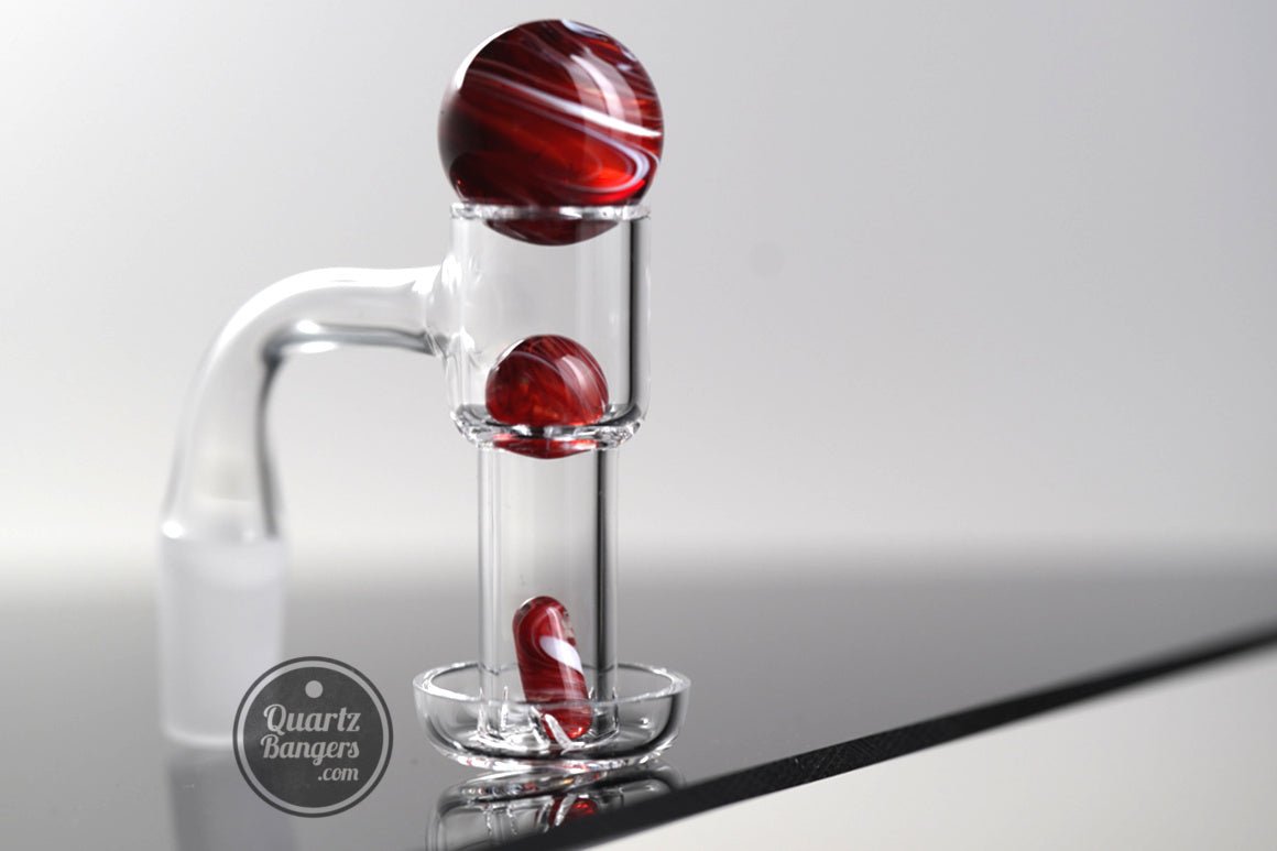 Pro - Series - Slurper Quartz Banger w/ Complete Marble Set - QuartzBangers.com