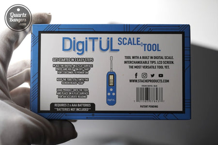Stache DigiTÜL - Dabber Tool w/ Built - in Scale (Asst. Colors) - QuartzBangers.com