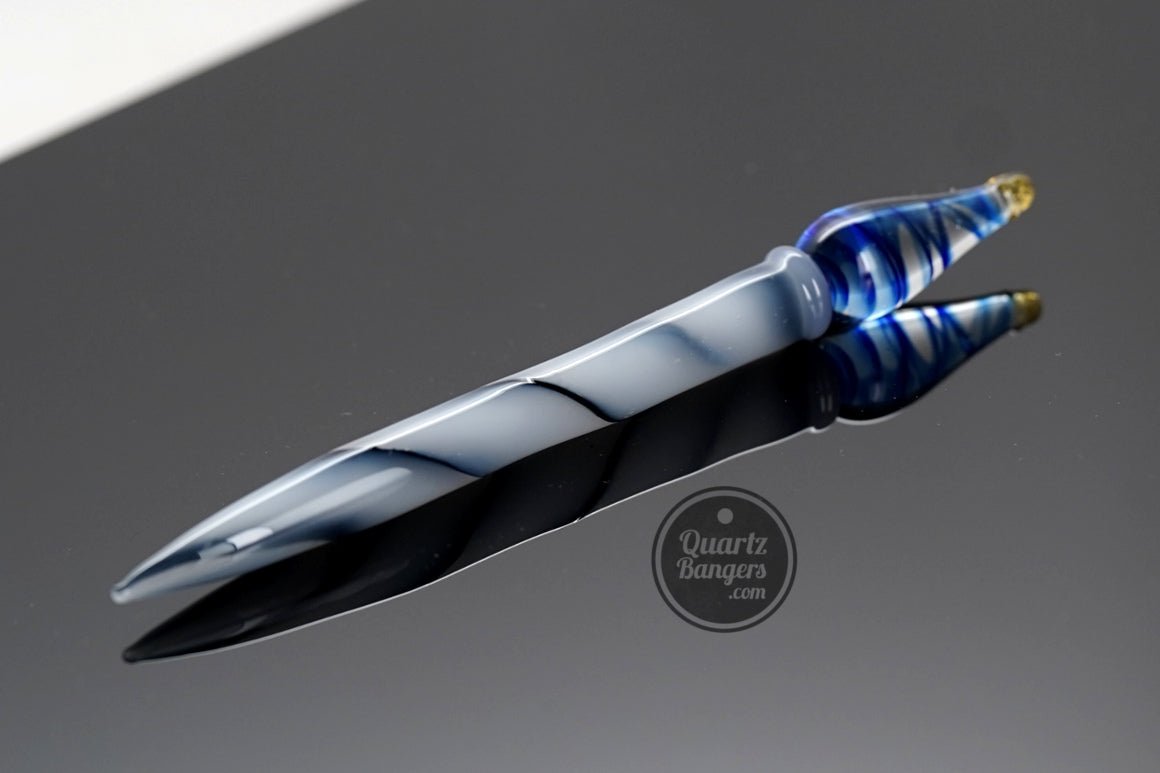 Milky Marble Glass Dabber - QuartzBangers.com