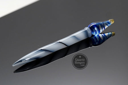 Milky Marble Glass Dabber - QuartzBangers.com
