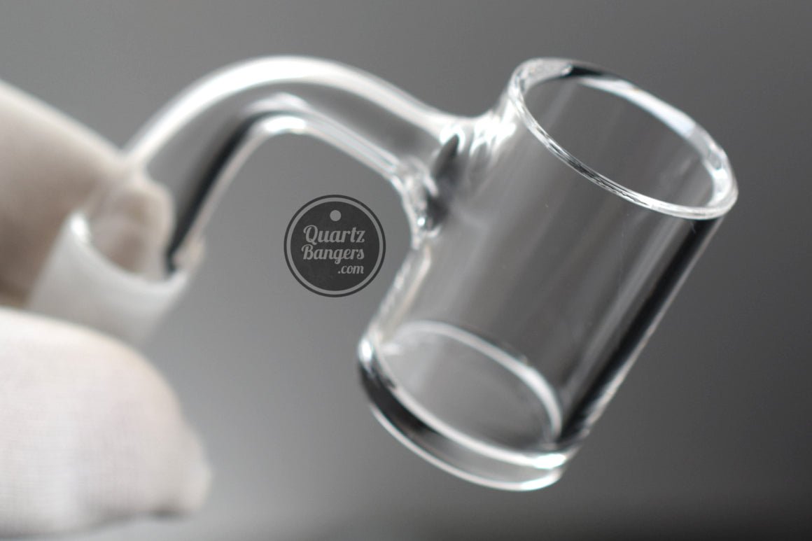 Pro - Series - Fully Worked Thick Bottom Quartz Banger w/ Beveled Top - QuartzBangers.com