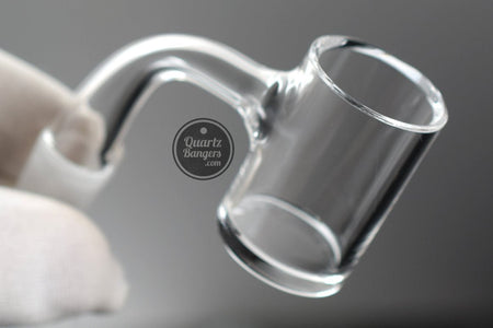 Pro - Series - Fully Worked Thick Bottom Quartz Banger w/ Beveled Top - QuartzBangers.com